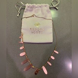 Kendra Scott rose gold necklace